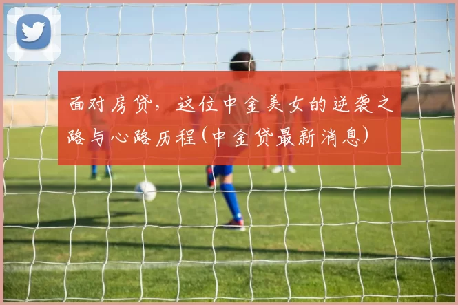 面对房贷，这位中金美女的逆袭之路与心路历程(中金贷最新消息)